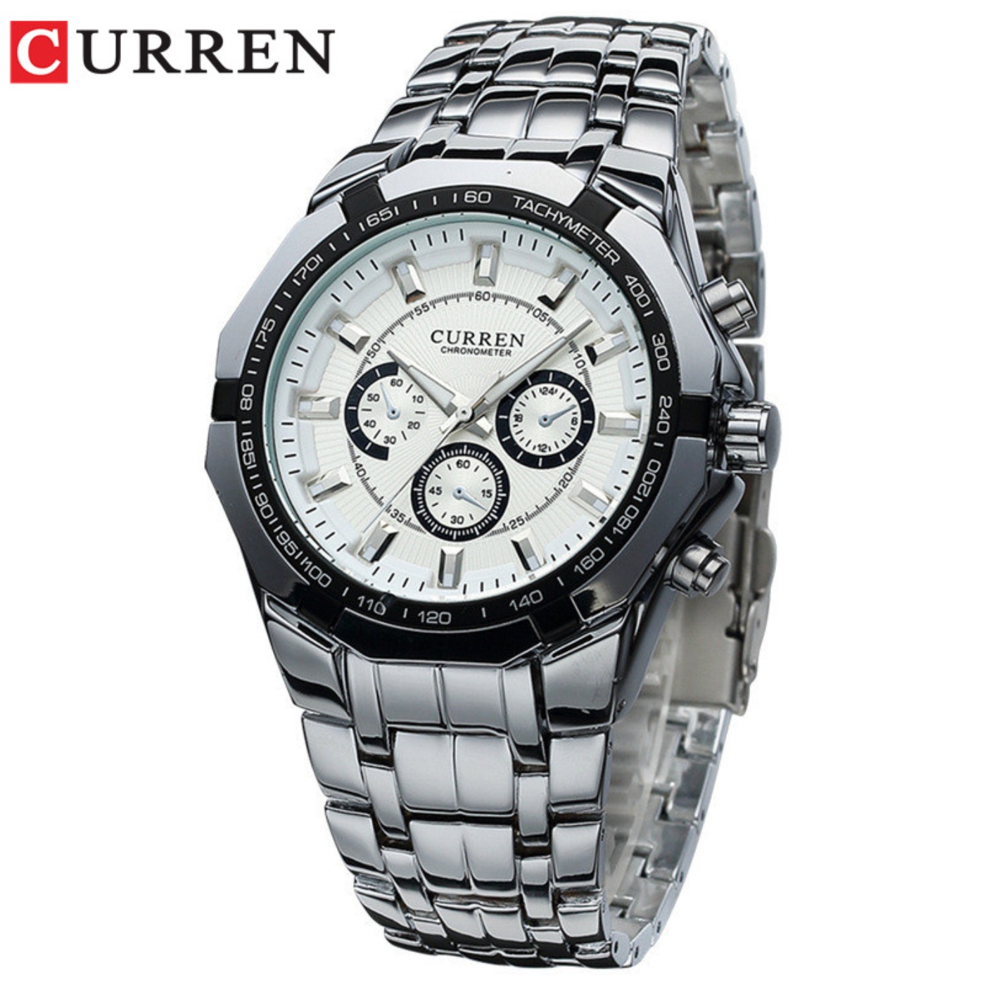 Luxury Watch For Men - カレン男性高級ブランドミリタリースポーツメンズ腕時計フルスチールクォーツ時計メンズ防水ビジネス腕時計レロジオ Masculino