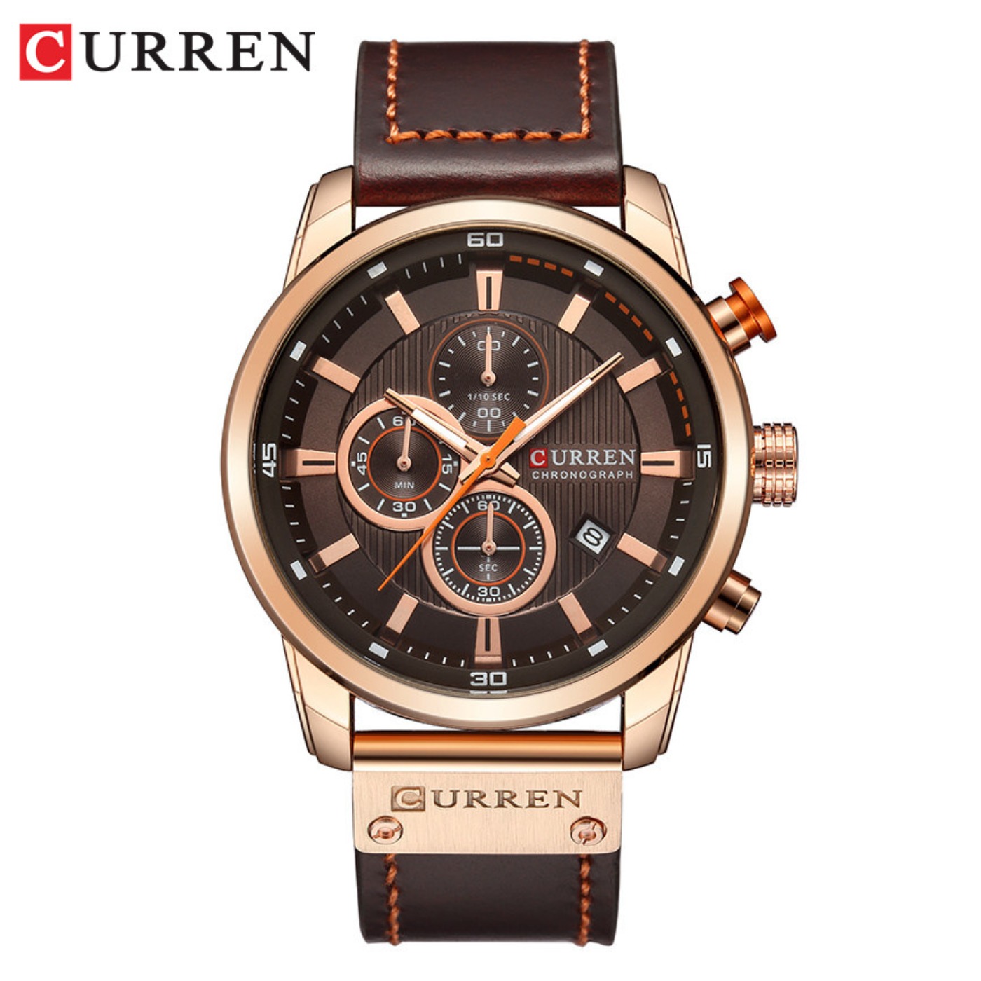 Luxury Quartz Watch Brands - CURREN ファッション日付クォーツメンズ腕時計トップブランドの高級男性時計クロノグラフスポーツメンズ腕時計 Hodinky レロジオ Masculino