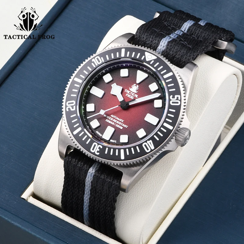 Titanium Sport Watch - タクティカルフロッグ FXD V4 自動機械式時計 NH35 ムーブメントチタンメンズ腕時計