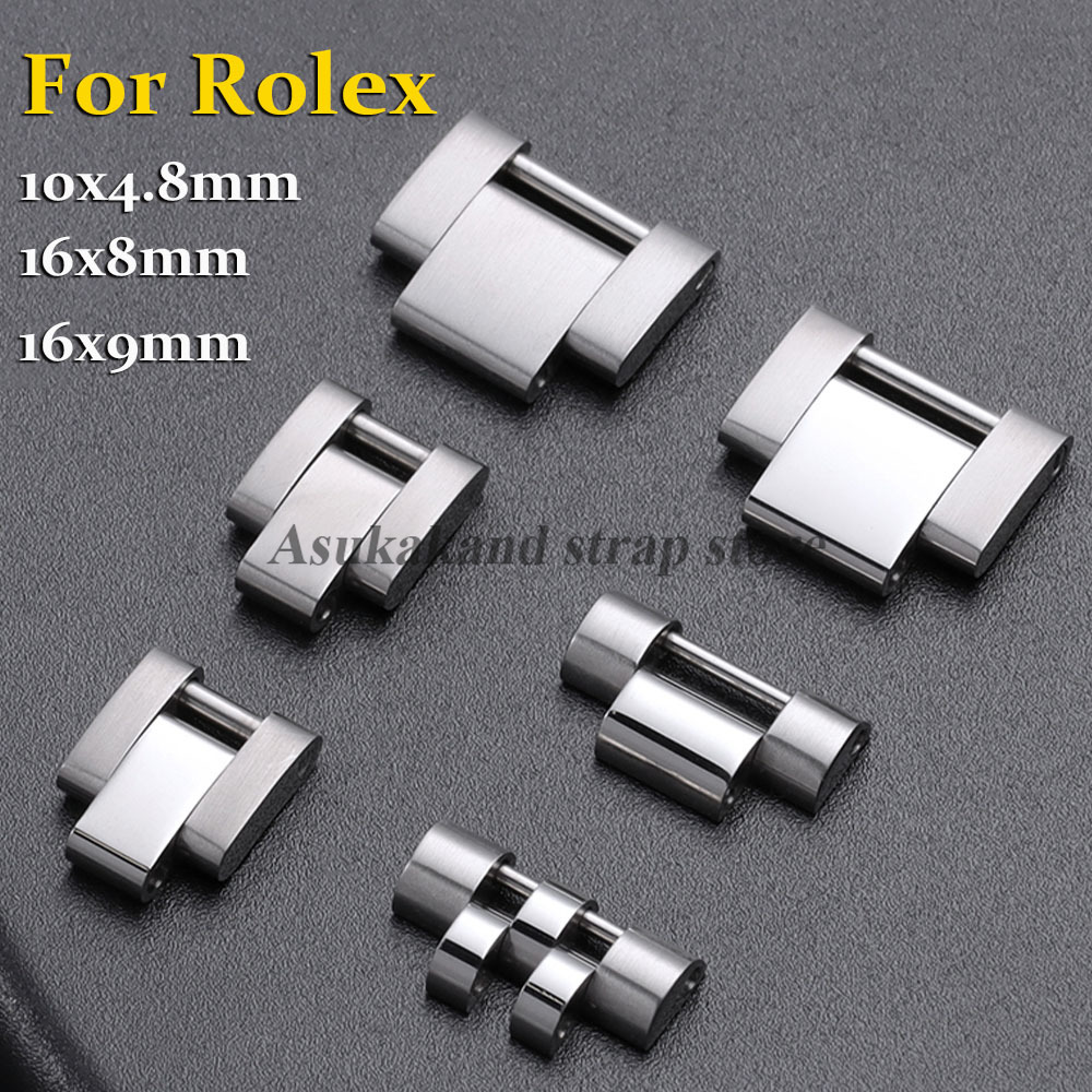 Luxury Watch Cheap - 16x8mm/16x9mm/10x4.8mmメタルエクステンションリンク、ロレックス プレジデント オイスター ジュビリーウォッチストラップ用、GMT サブマリーナ デイトナ
