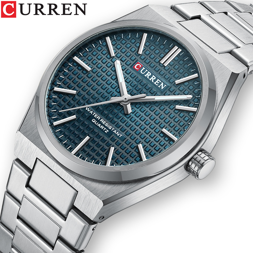 Luxury Watch Cartier - CURREN 8439 トップブランドメンズ腕時計高級ビジネス防水ステンレススチールミリタリークォーツメンズ腕時計 Régidos Masculino