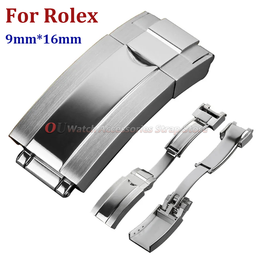 Luxury Watch Cheap - 9mmx16mm ステンレス鋼デプロイメントクラスプ ロレックス サブマリーナー オイスターフレックス デイトナ