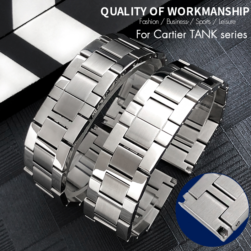 Luxury Watch Cartier - ステンレス鋼の時計バンド316l,20mm, 23mm,品質,20mm, 5mm,カルティエタンク,ソロ,アグスタ,14mm, 16mm 18mm、23mm