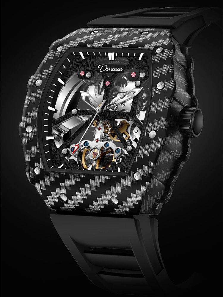 男性用の豪華なトゥールビヨンウォッチ,スケルトン腕時計,男性 - Tourbillon Movement Watch のレビューと価格
