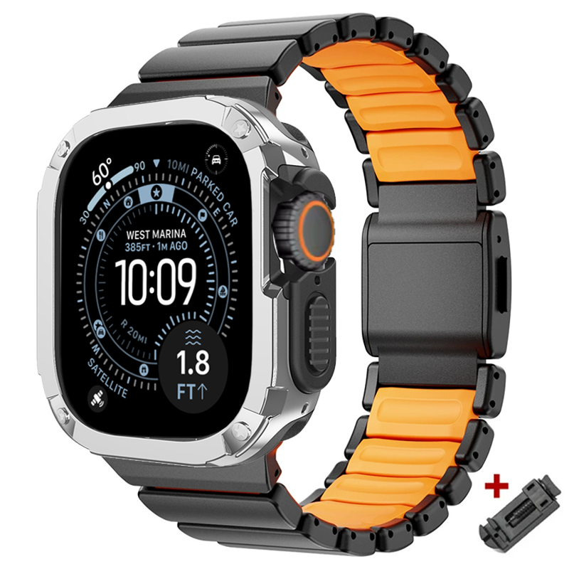 高級チタンストラップ+プラスチックケース Apple Wat - Titanium Sport Watch のレビューと価格