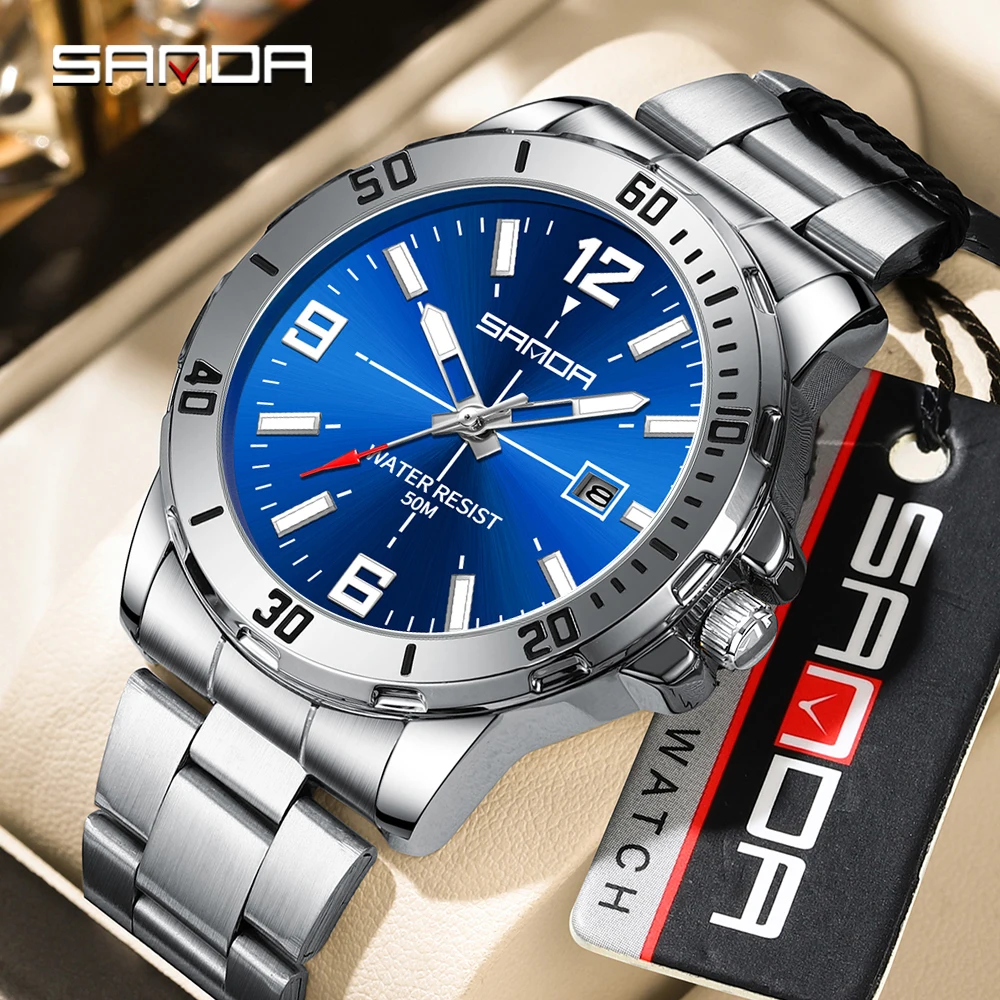 SANDA 3265 3266 メンズ電子時計 大型ダイヤル - Luxury Watch Store のレビューと価格