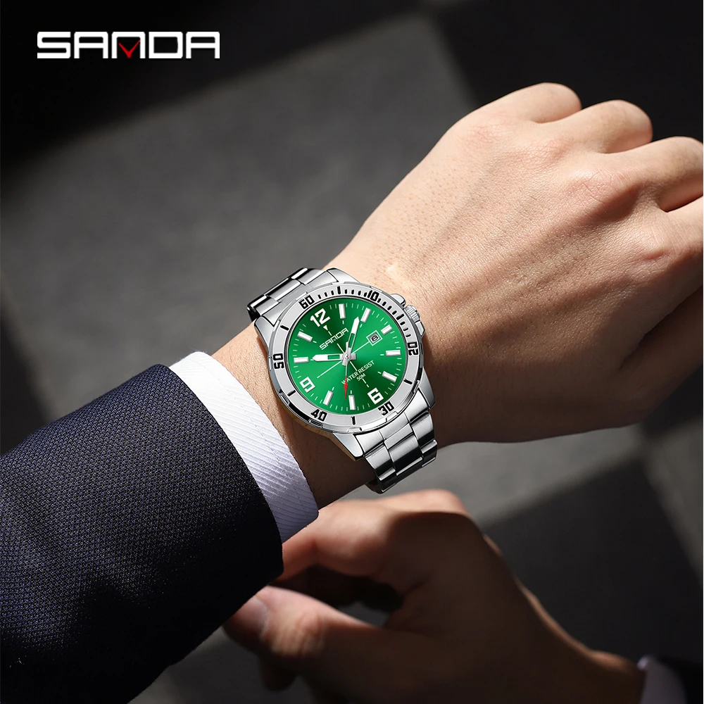 SANDA 3265 3266 メンズ電子時計 大型ダイヤル - Luxury Watch Store のレビューと価格