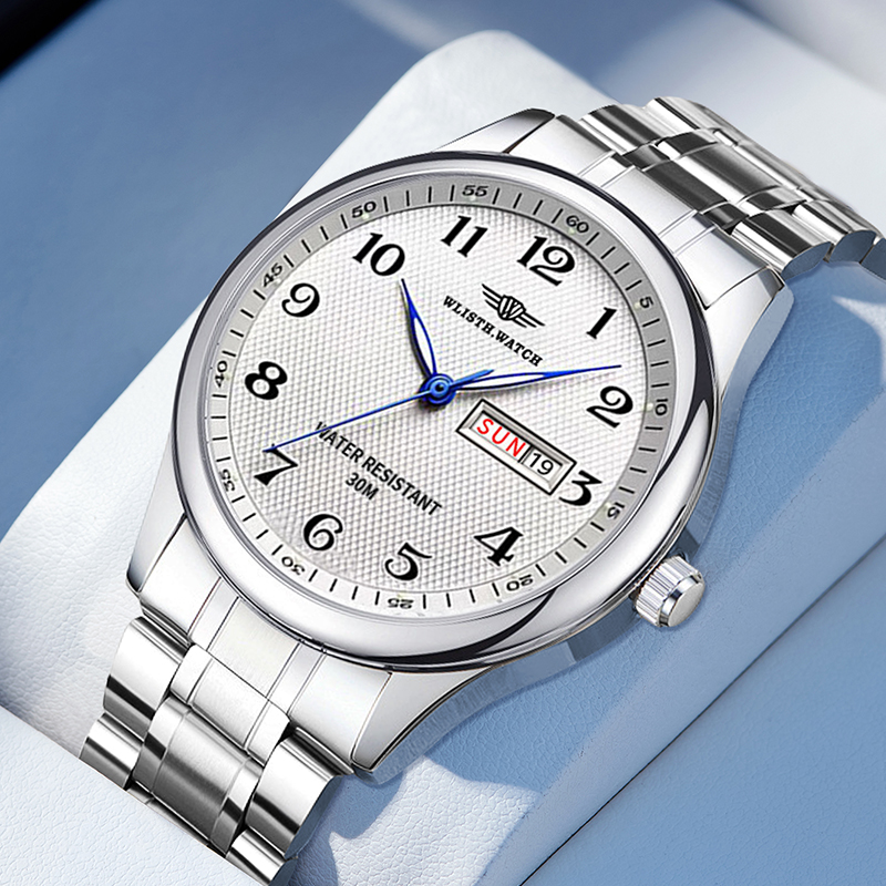 WLISTH 高級ブランドメンズ腕時計クォーツ時計アラビア数 - Luxury Watch Investment のレビューと価格