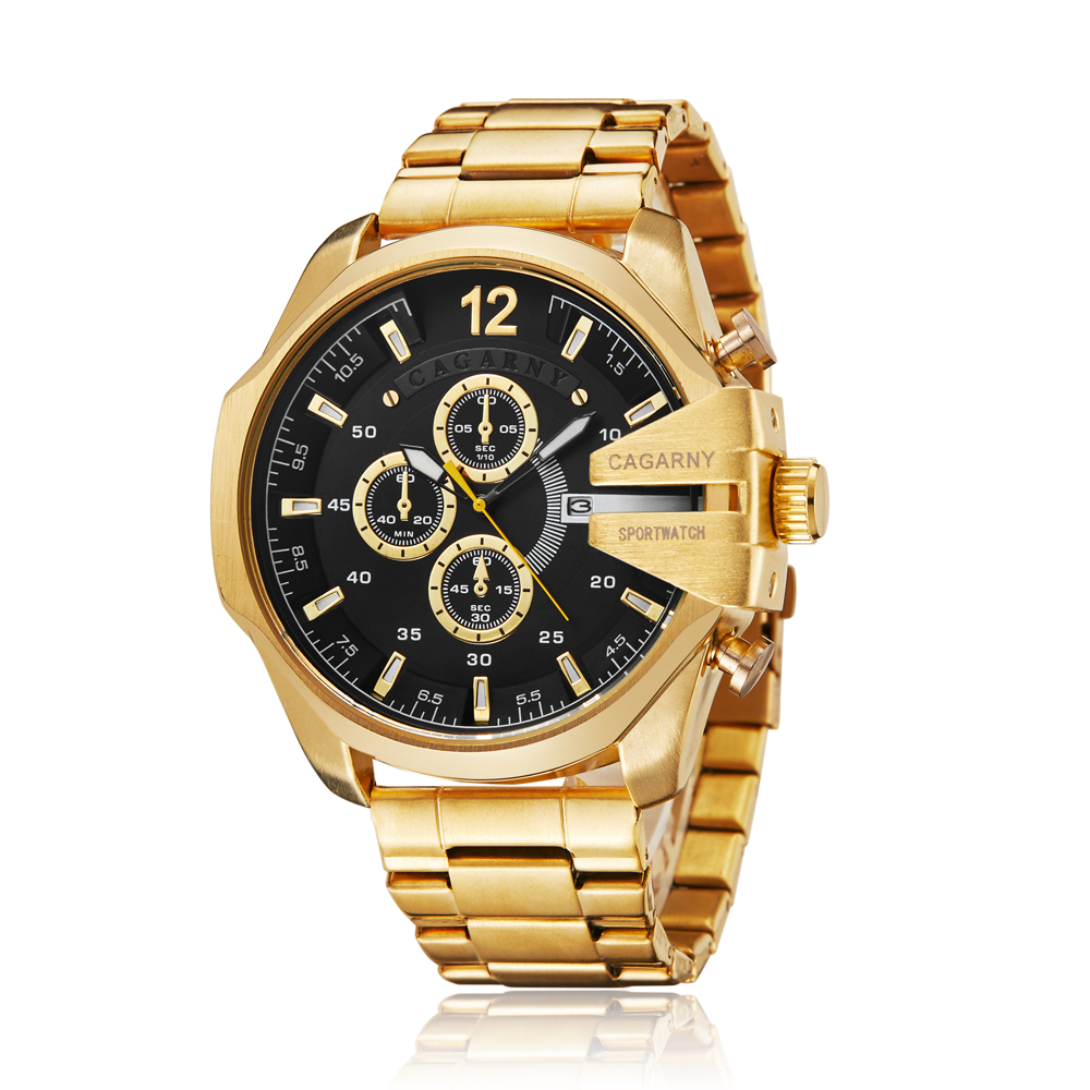 Cagarny 高級ブランド防水軍事スポーツは男性シルバース - Luxury Watch Investment のレビューと価格