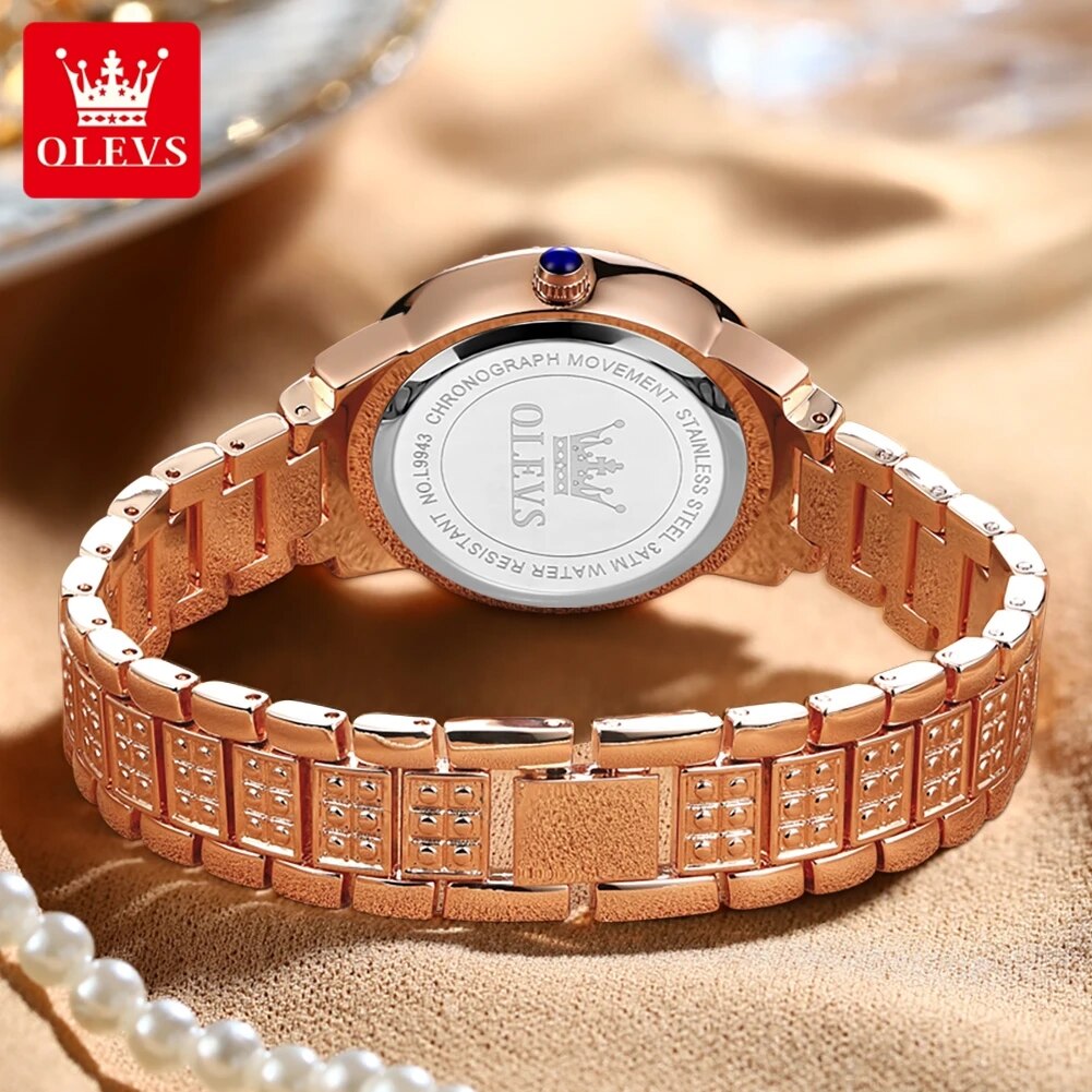 Olevs-レディースウォッチ,ラグジュアリークォーツ,エレ - Luxury Watch Cheap のレビューと価格