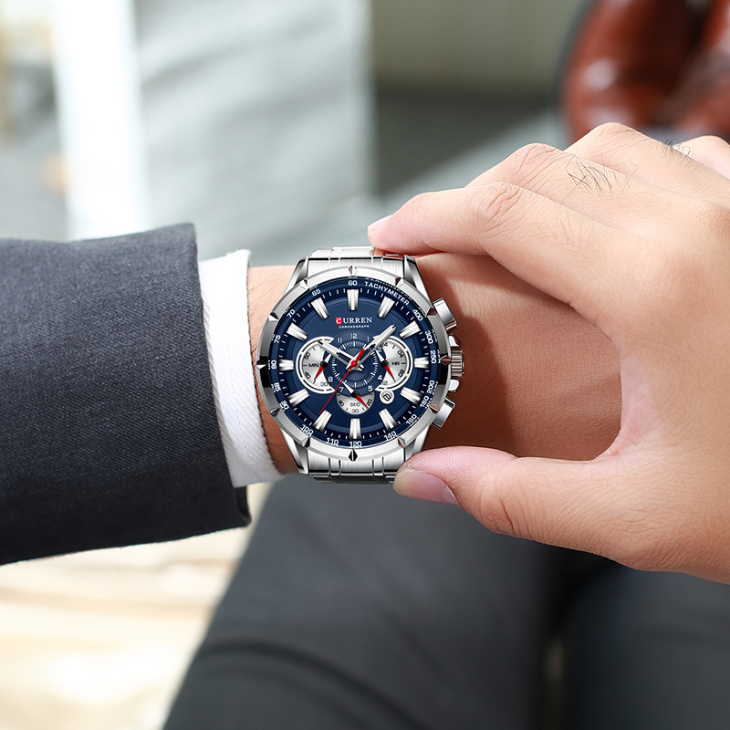 カレン-男性用腕時計,防水,ミリタリー,ステンレススチール, - Luxury Watch Investment のレビューと価格