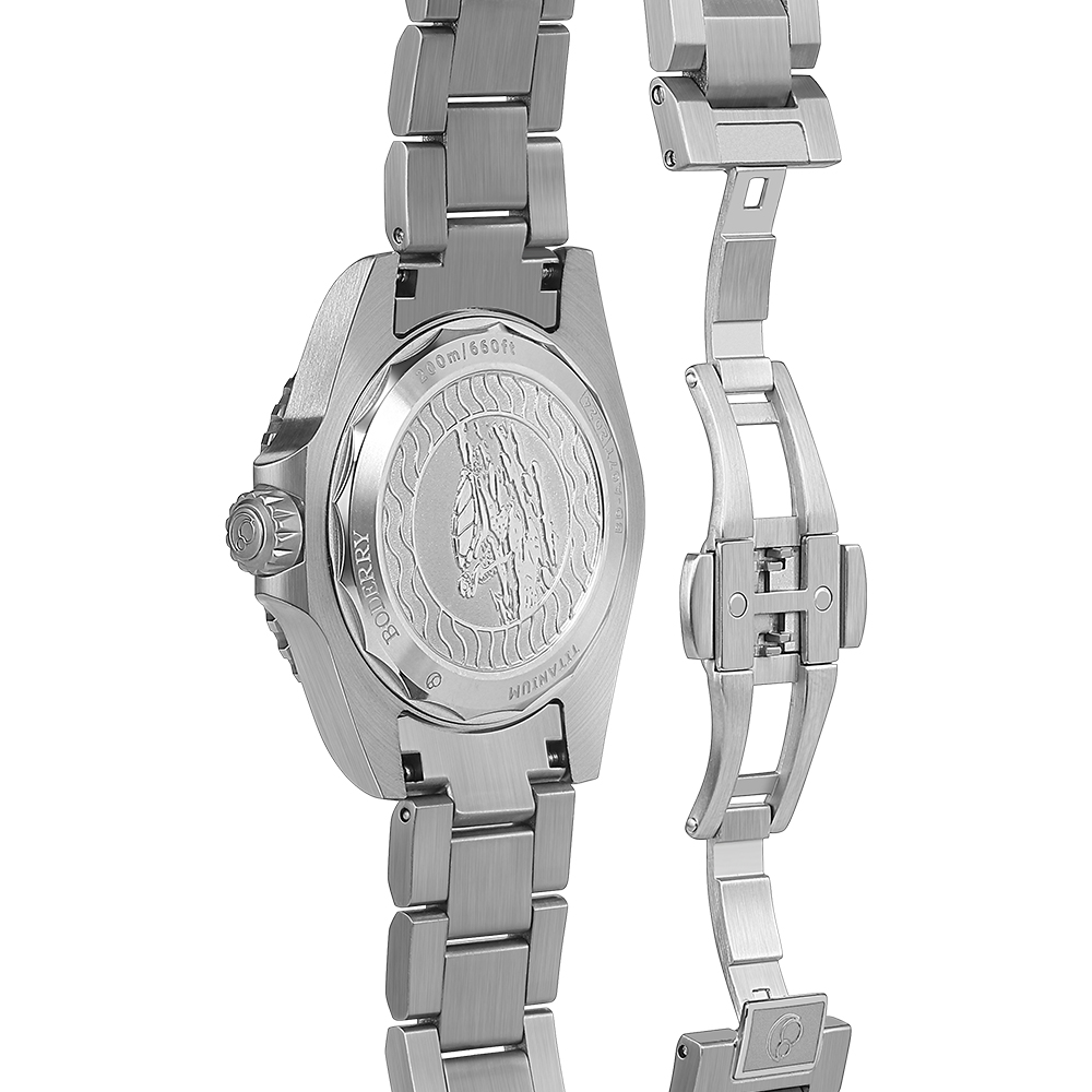 Boderry チタンダイバーウォッチ自動機械式腕時計メンズ - Titanium Sport Watch のレビューと価格