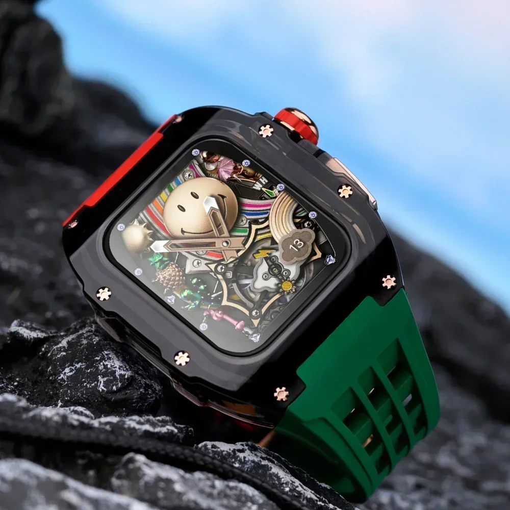 Apple Watch用の透明なケース,高級アクセサリー,i - Luxury Watch Kit のレビューと価格