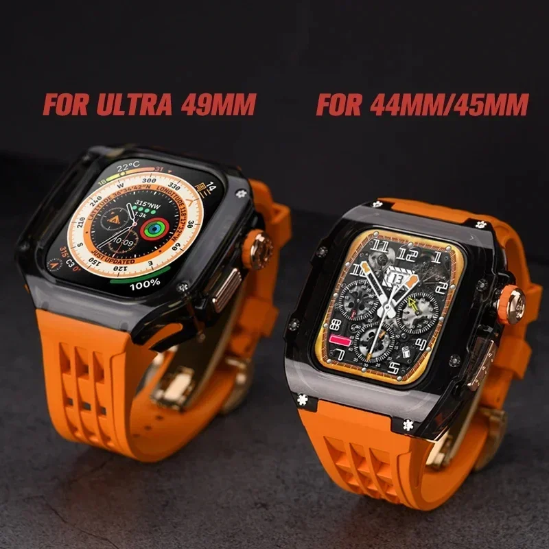 Apple Watch用の透明なケース,高級アクセサリー,i - Luxury Watch Kit のレビューと価格
