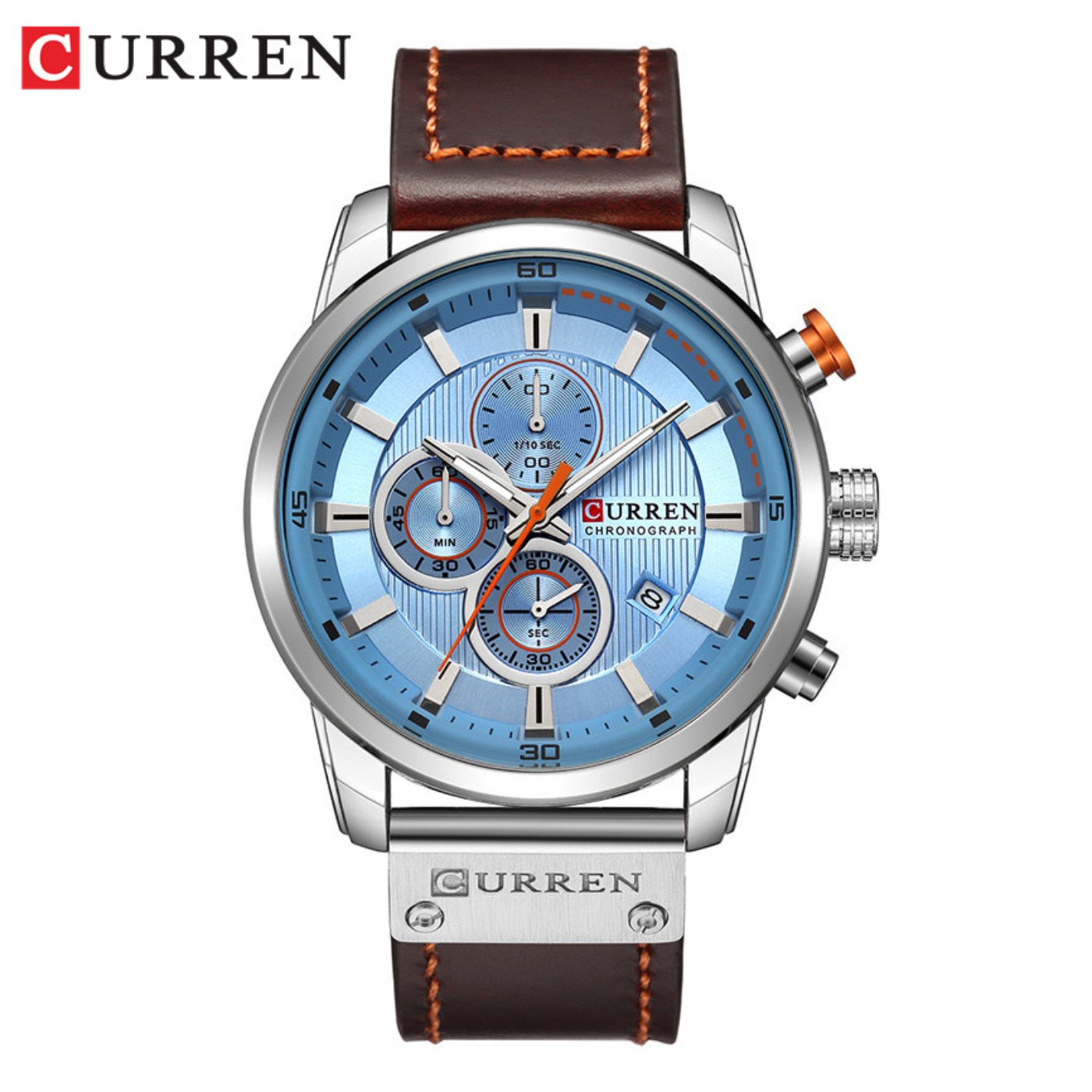 CURREN ファッション日付クォーツメンズ腕時計トップブラ - Luxury Quartz Watch Brands のレビューと価格