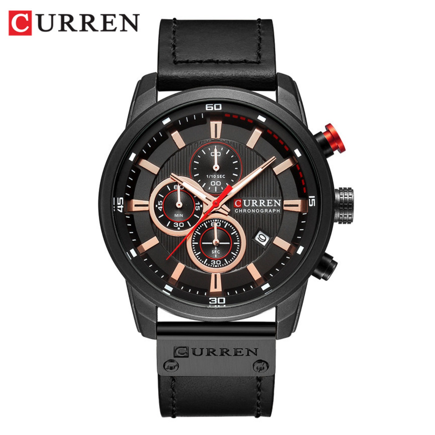 CURREN ファッション日付クォーツメンズ腕時計トップブラ - Luxury Quartz Watch Brands のレビューと価格