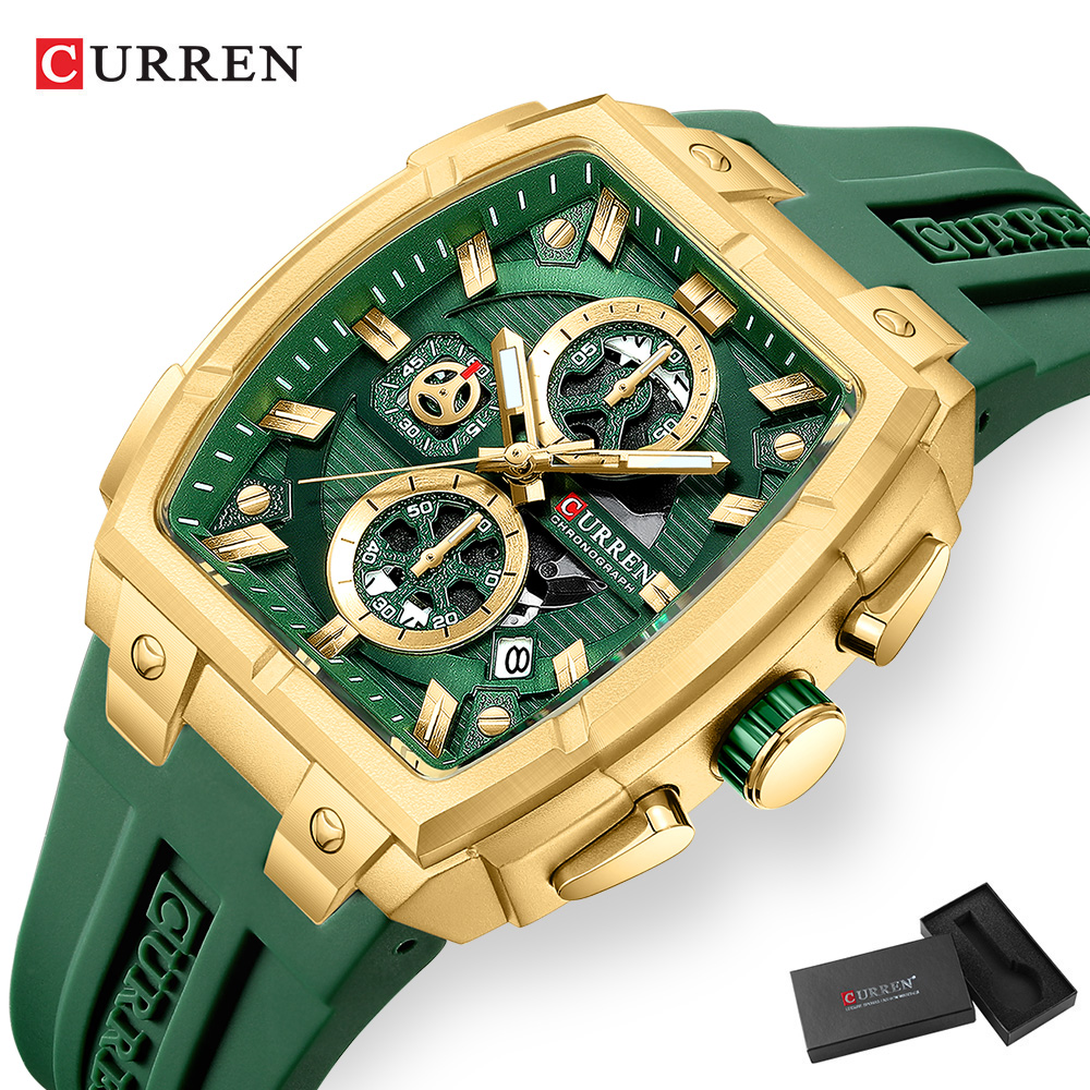 CURREN 高級ヴィンテージ腕時計 メンズ スポーツ クロ - Luxury Watch Safe のレビューと価格
