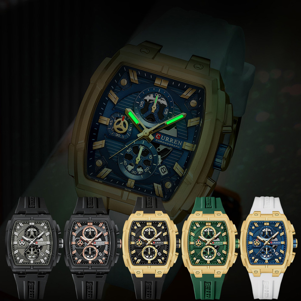 CURREN 高級ヴィンテージ腕時計 メンズ スポーツ クロ - Luxury Watch Safe のレビューと価格