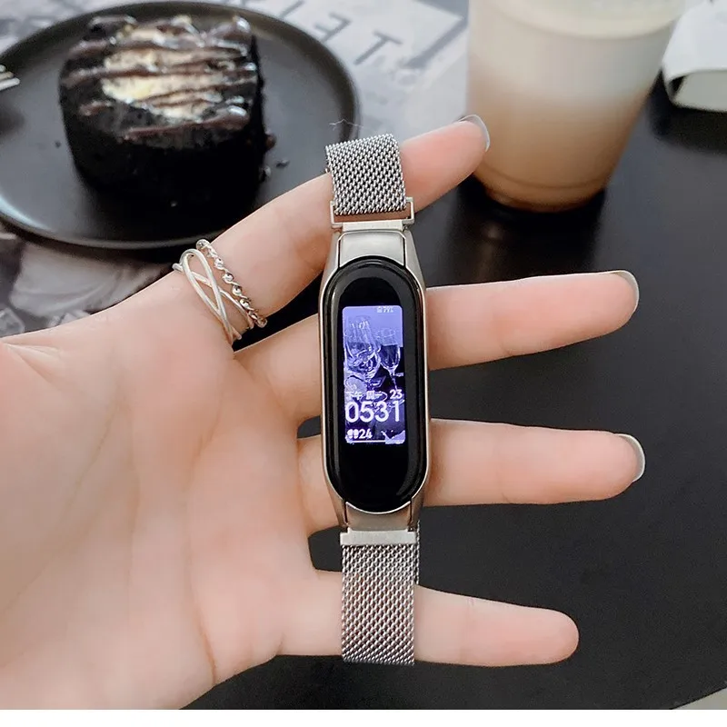 Xiaomi Mi Band 7 6 NFCスマートウォッチ - Titanium Sport Watch のレビューと価格
