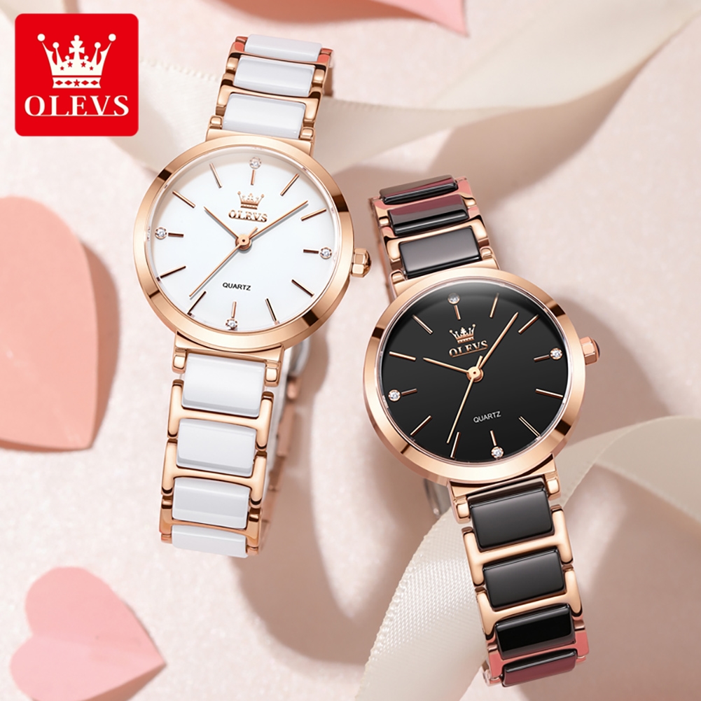OLEVSレディース腕時計5877高級エレガントクォーツ腕時 - Luxury Watch In Usa のレビューと価格
