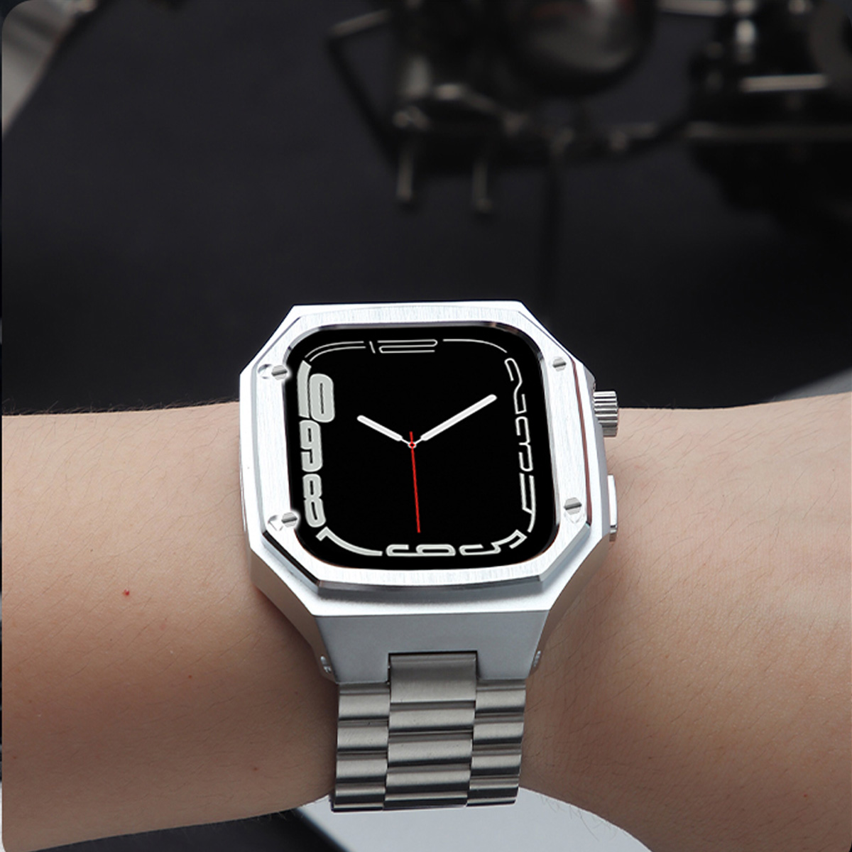 Apple Watch 11 46mm 42mm用高級メタル - Luxury Watch Kit のレビューと価格