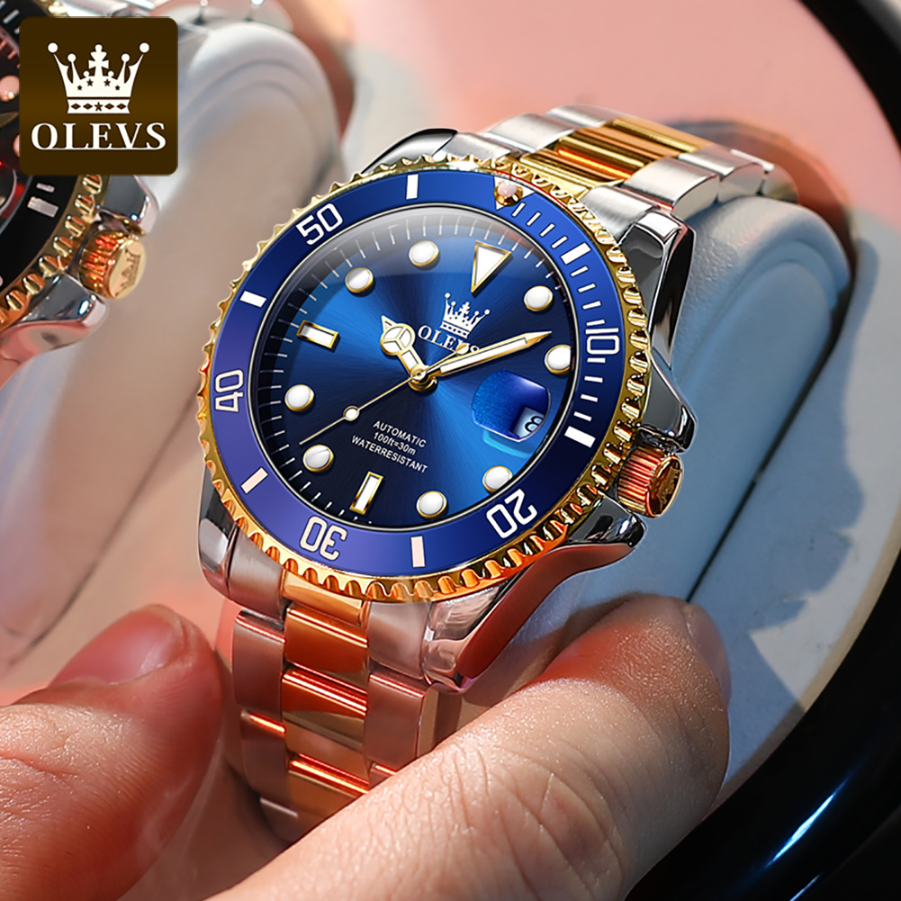 男性用自動ダイブウォッチ,ステンレススチール,防水,機械式, - Rolex Watch Datejust のレビューと価格