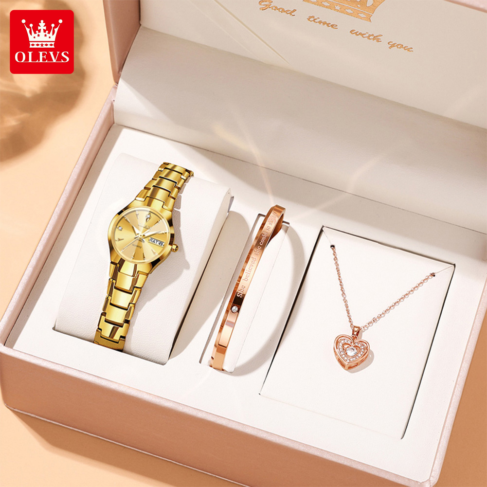 OLEVSレディース腕時計8697高級エレガントクォーツ腕時 - Ladies Luxury Watch のレビューと価格
