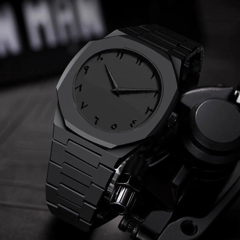 2026年メンズ高級クォーツ腕時計ハイエンドシンプルスタイリ - Luxury Watch All Black のレビューと価格
