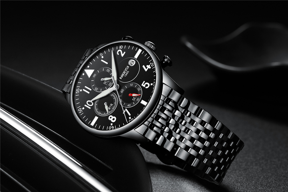 NIBOSI ファッションメンズ腕時計 トップブランド 高級 - Luxury Watch For Men のレビューと価格