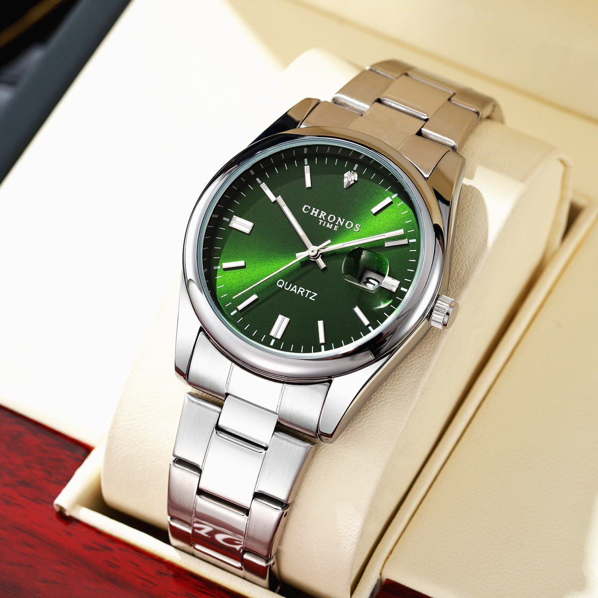 クロノストップブランドの高級男腕時計防水発光日付メンズ腕時計 - Luxury Watch Cartier のレビューと価格
