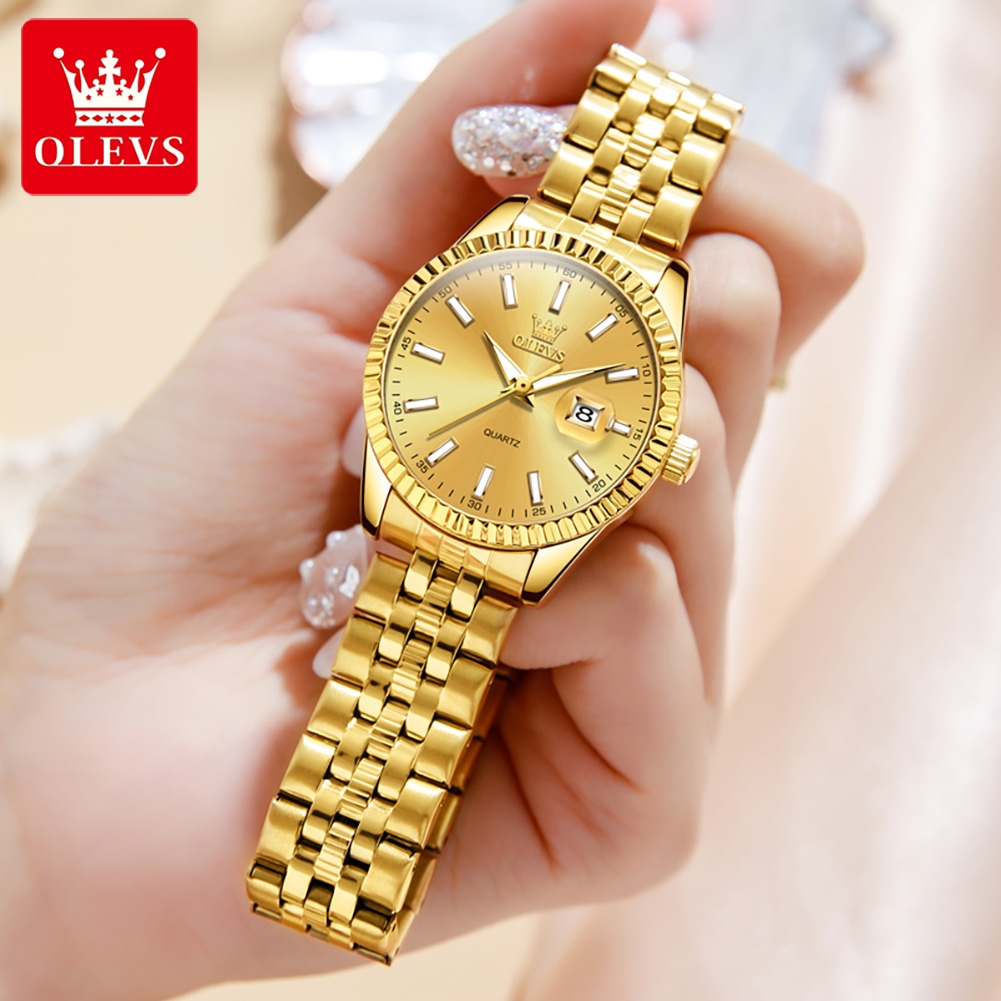 Olevs-女性の防水発光スケールクォーツ時計、ビジネス、エ - Luxury Watch Cheap のレビューと価格