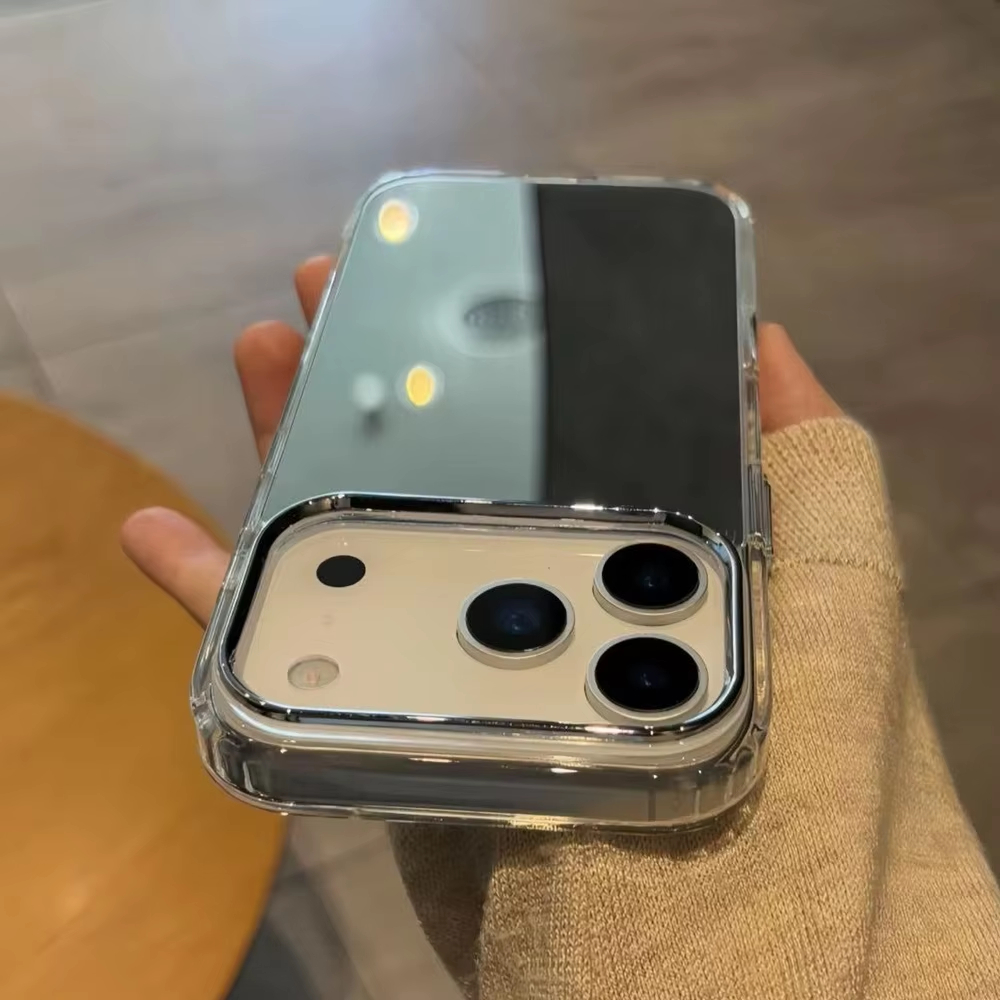 高級アクリル製メイクアップミラー付きスマホケース iPhon - Luxury Watch Case のレビューと価格