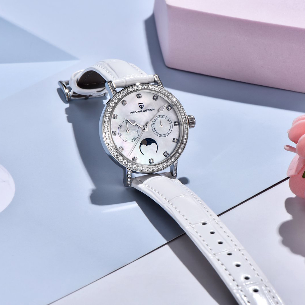 パガーニデザイン女性クォーツ時計モップダイヤルダイヤモンドベ - Luxury Watch In Usa のレビューと価格