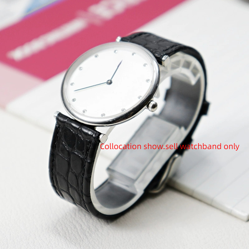薄型クロコダイル本革ストラップ ロンジンL4 L2 セイコー - Luxury Watch Cartier のレビューと価格