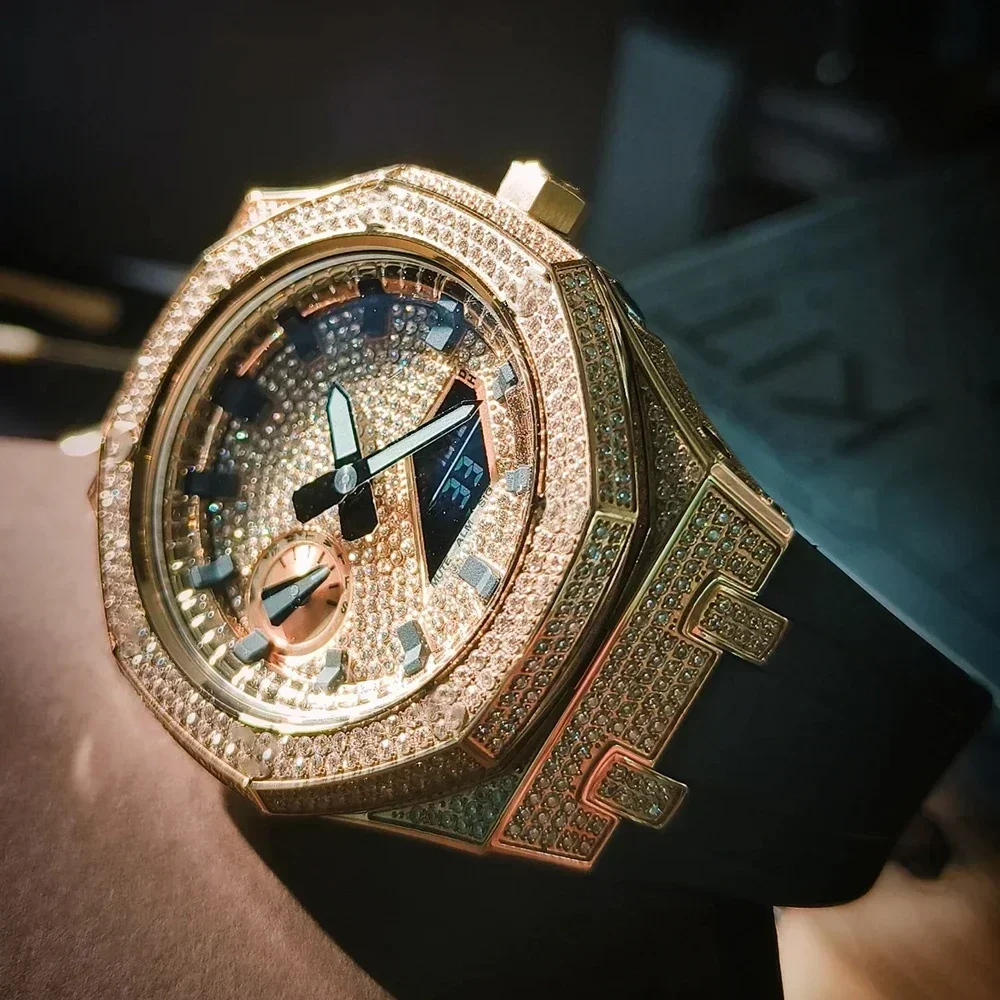 高級ダイヤモンド時計ダイヤル GA2100 GA-2100  - Luxury Watch Kit のレビューと価格