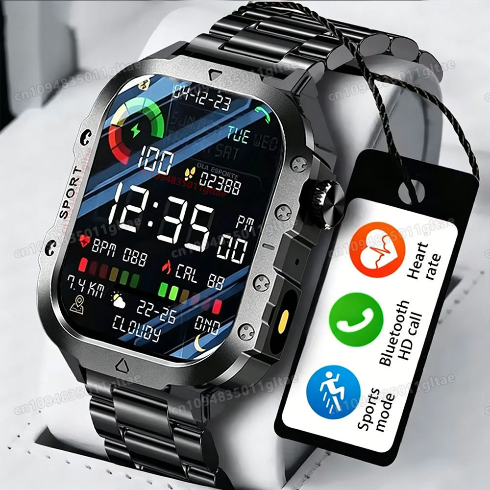 2026年 スマートウォッチ メンズ Bluetooth通話 - Titanium Sport Watch のレビューと価格