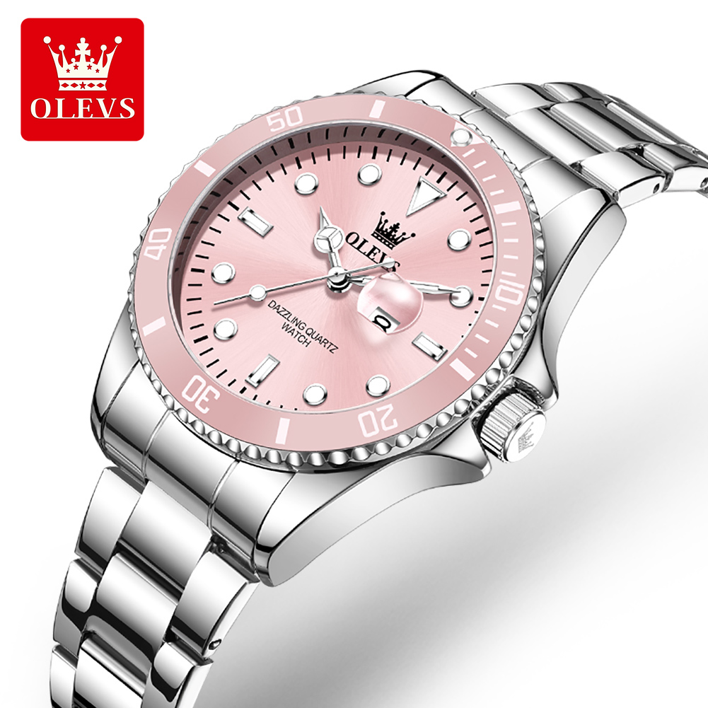 OLEVS 高級クォーツ女性用腕時計スチールストラップ防水発 - Luxury Watch Cheap のレビューと価格
