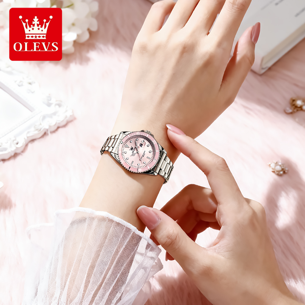 OLEVS 高級クォーツ女性用腕時計スチールストラップ防水発 - Luxury Watch Cheap のレビューと価格
