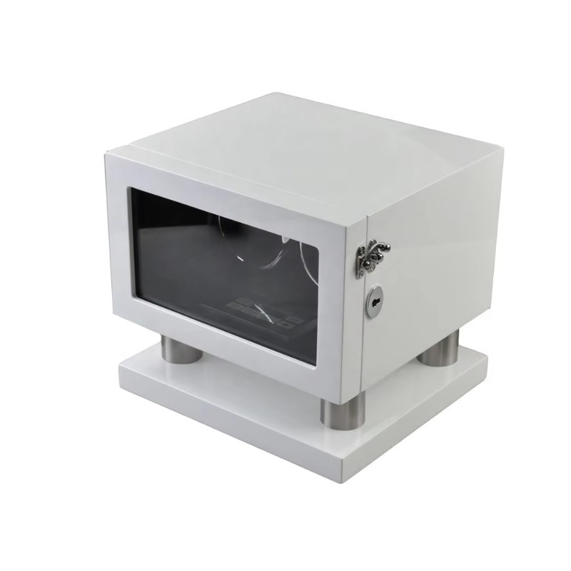 ホワイトブラウンレザーコントローラー ジャイロオービット 2 - Luxury Watch Winder のレビューと価格