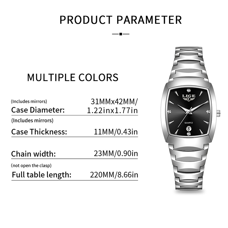 LIGE 腕時計女性ビジネス高級レディース時計女性防水腕時計 - Ladies Luxury Watch のレビューと価格