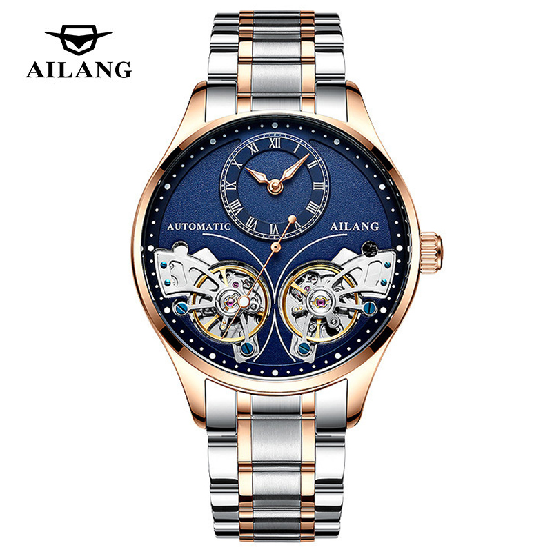 AILANG 真新しいファッションダブルトゥールビヨン腕時計 - Tourbillon Movement Watch のレビューと価格