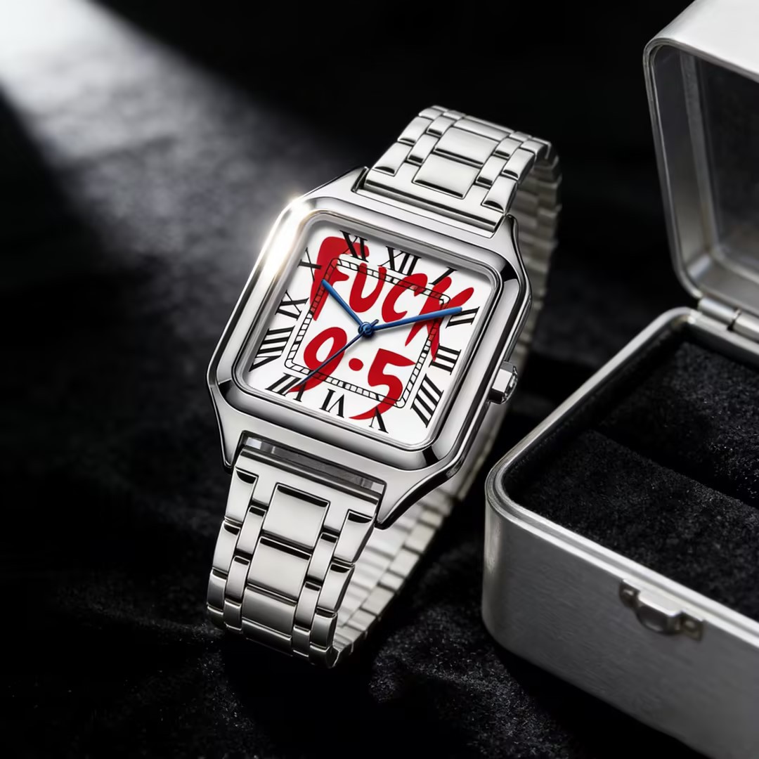 FUCK9.5 ステンレス鋼合金製スクエアダイヤル シンプル - Luxury Watch Cartier のレビューと価格