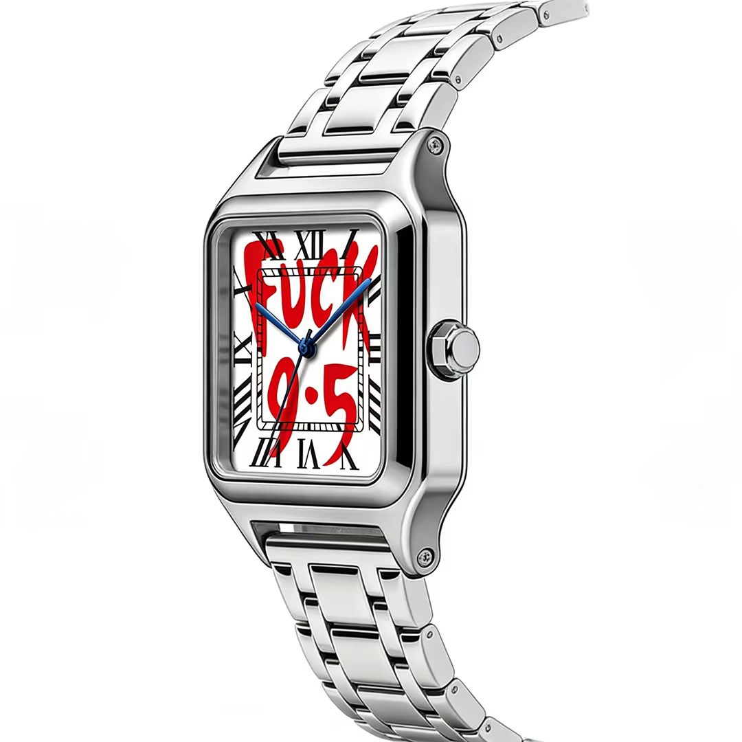 FUCK9.5 ステンレス鋼合金製スクエアダイヤル シンプル - Luxury Watch Cartier のレビューと価格