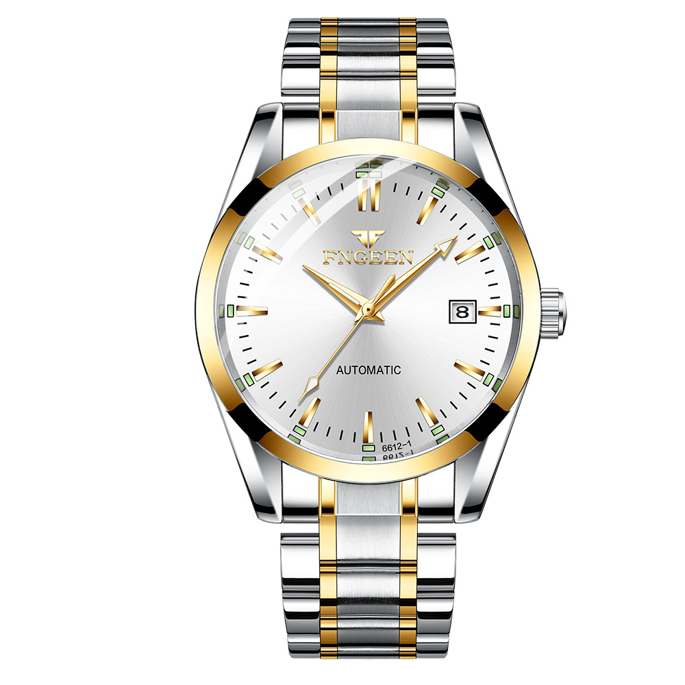 Fngeen-男性用高級時計,腕時計,耐水性,自動巻き,機械 - Luxury Watch Store のレビューと価格
