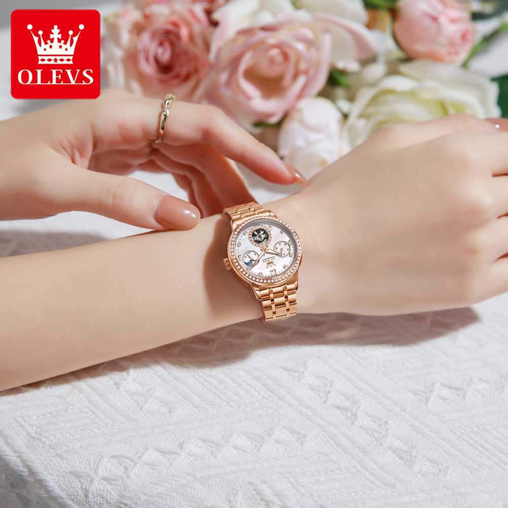 OLEVS 女性用腕時計トップブランドの高級ファッションファ - Luxury Quartz Watch Brands のレビューと価格