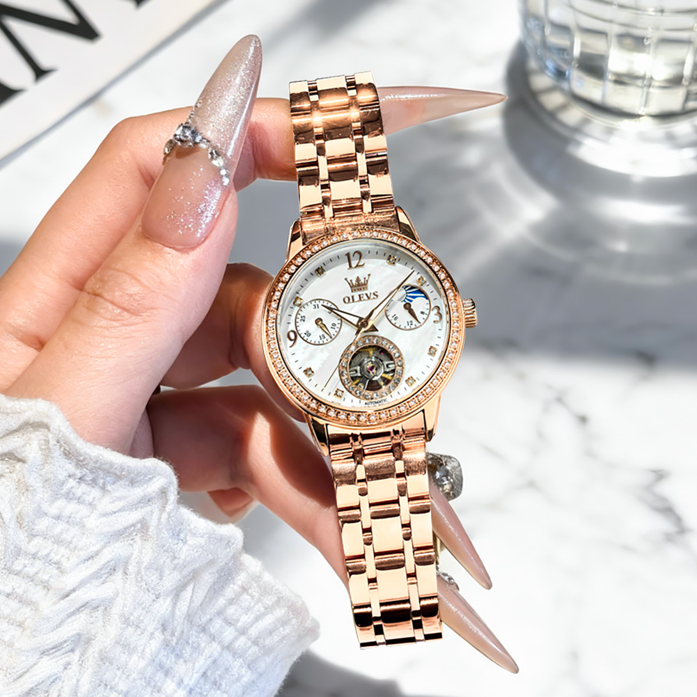 OLEVS 女性用腕時計トップブランドの高級ファッションファ - Luxury Quartz Watch Brands のレビューと価格