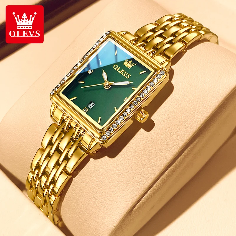 OLEVS 9995 日付時計女性用高級防水夜光時計エレガン - Ladies Luxury Watch のレビューと価格