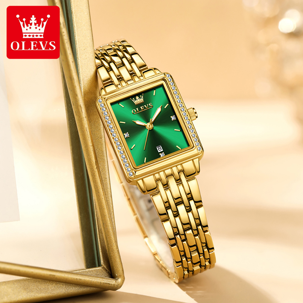OLEVS 9995 日付時計女性用高級防水夜光時計エレガン - Ladies Luxury Watch のレビューと価格