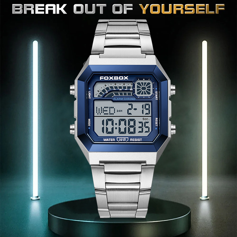 FOXBOX ファッション高級デジタルメンズ腕時計 カジュア - Luxury Watch For Men のレビューと価格