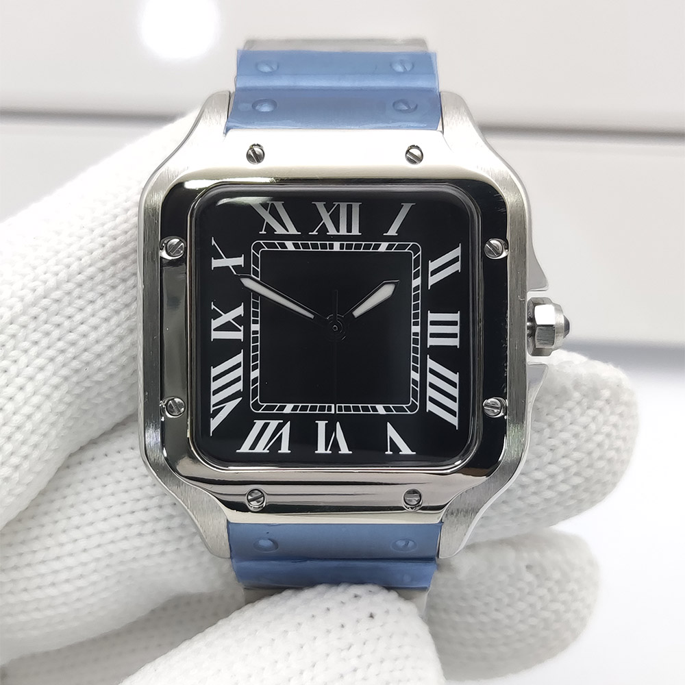 メンズ腕時計スクエアケース新しい NH35 腕時計自動スポー - Luxury Watch Cartier のレビューと価格